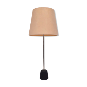 Steel lamp with cast iron foot, Arlus edition, circa 1960