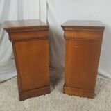 Louis Philippe style pair of nightstand