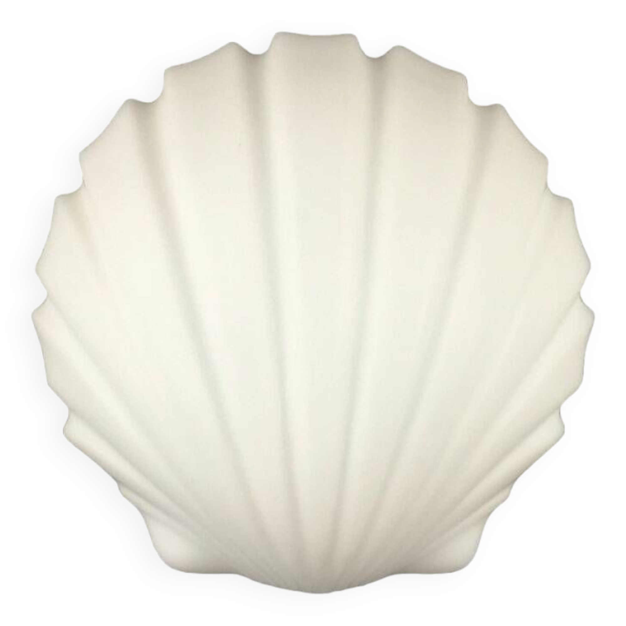 Shell-Shaped Opaline Glass Wall Light/Sconce from Limburg, Germany, 1970s