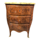 Louis XV marquetry commode, curved.