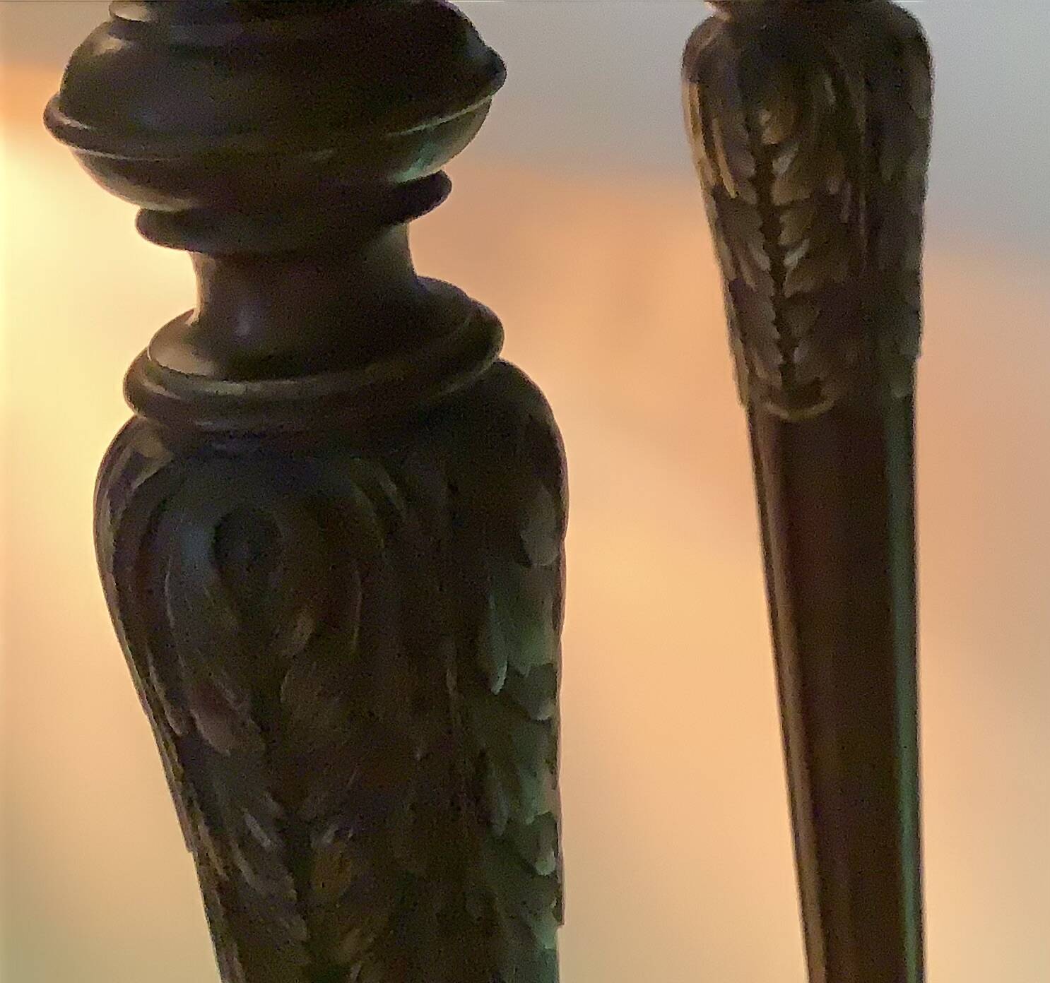 Louis XVI Style oak pedestal table Height: 76cm