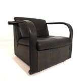 Otto Zapf Arcona ensemble de 2 fauteuils en cuir pour Art Collection