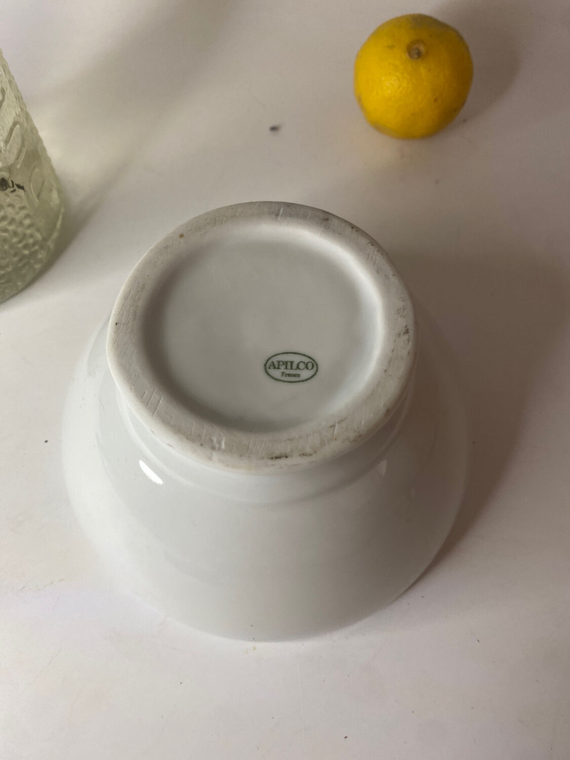 Very heavy porcelain bowl