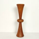 Wooden candle holder