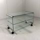 Gallotti&Radice audio rack, television table, side table Tris 1971