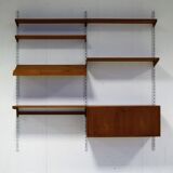 Vintage teak wall unit by Kai Kristiansen