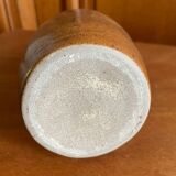 Speckled stoneware vase