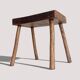 Rustic European Solid Wood Accent Side Table or Stool