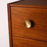 Retro chest of drawers with metal handles