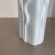 Large Op Art Vase Porcelain German Vase by Fürstenberg Ceramics, Germany, 1970s
