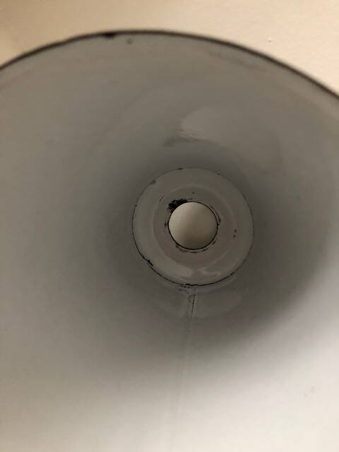 Old desk lamp, brass workshop