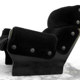 Osvaldo Borsani design, armchair ottoman Canada Tecno years 65