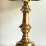 Lamp chic old solid brass candle holder