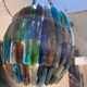 lustre en pate de verre Murano vintage
