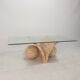 Magnussen ponte mactan stone coffee table, 1980s