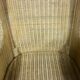Fauteuil en rotin bambou osier 1950/1960 vintage