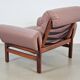 Vintage Teak Leather Armchair from Coja, Netherlands, 1960s
