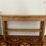 Solid wood console