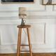 Tabouret haut bois esprit chalet