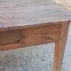 19th-century oak farmhouse coffee table 149cm
