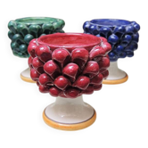 3 small pine cone bowls in ceramic Alemanna – Caltagirone