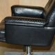 Vintage executive swivel office chair De Sede DS35 - mid-century leather