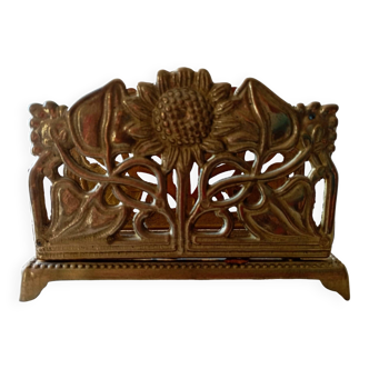Brass letter holder