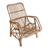 Vintage rattan armchair 1960