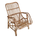Fauteuil vintage en rotin 1960