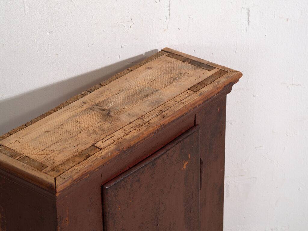 Antique painted pine wardrobe – Central Europe, around 1900