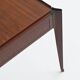 Table basse italienne de style Vittorio Dassi en acajou, Italie, 1960