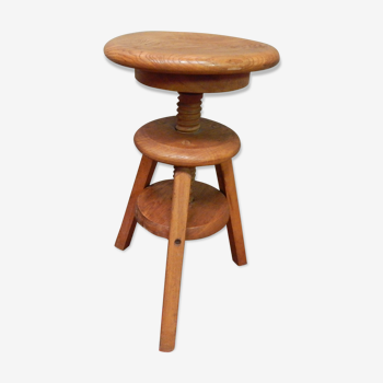 Tabouret a vis tripode années 50