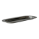 Stainless steel platter – Elongated oval serving dish in metal – Aperitif tray