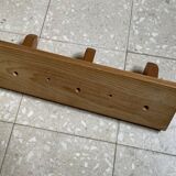 Pine wall-mounted coat rack