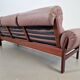 Vintage Teak Leather Sofa from Coja, Netherlands, 1960s