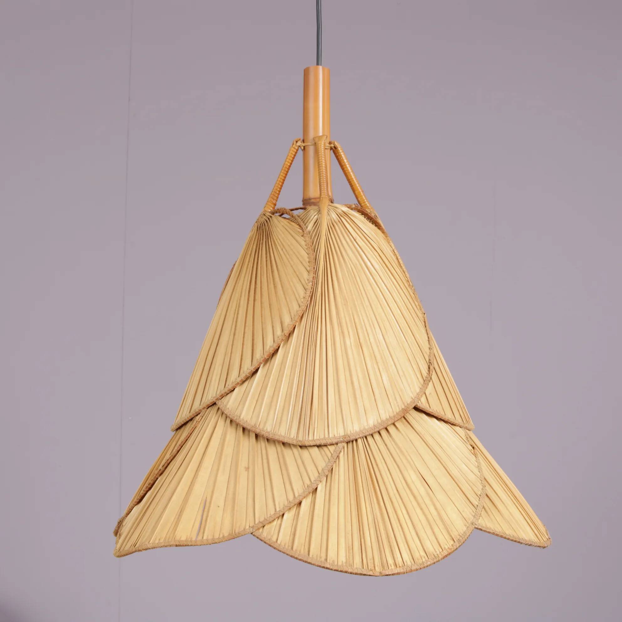 "Uchiwa" suspension in the style of Ingo Maurer, Germany 1970