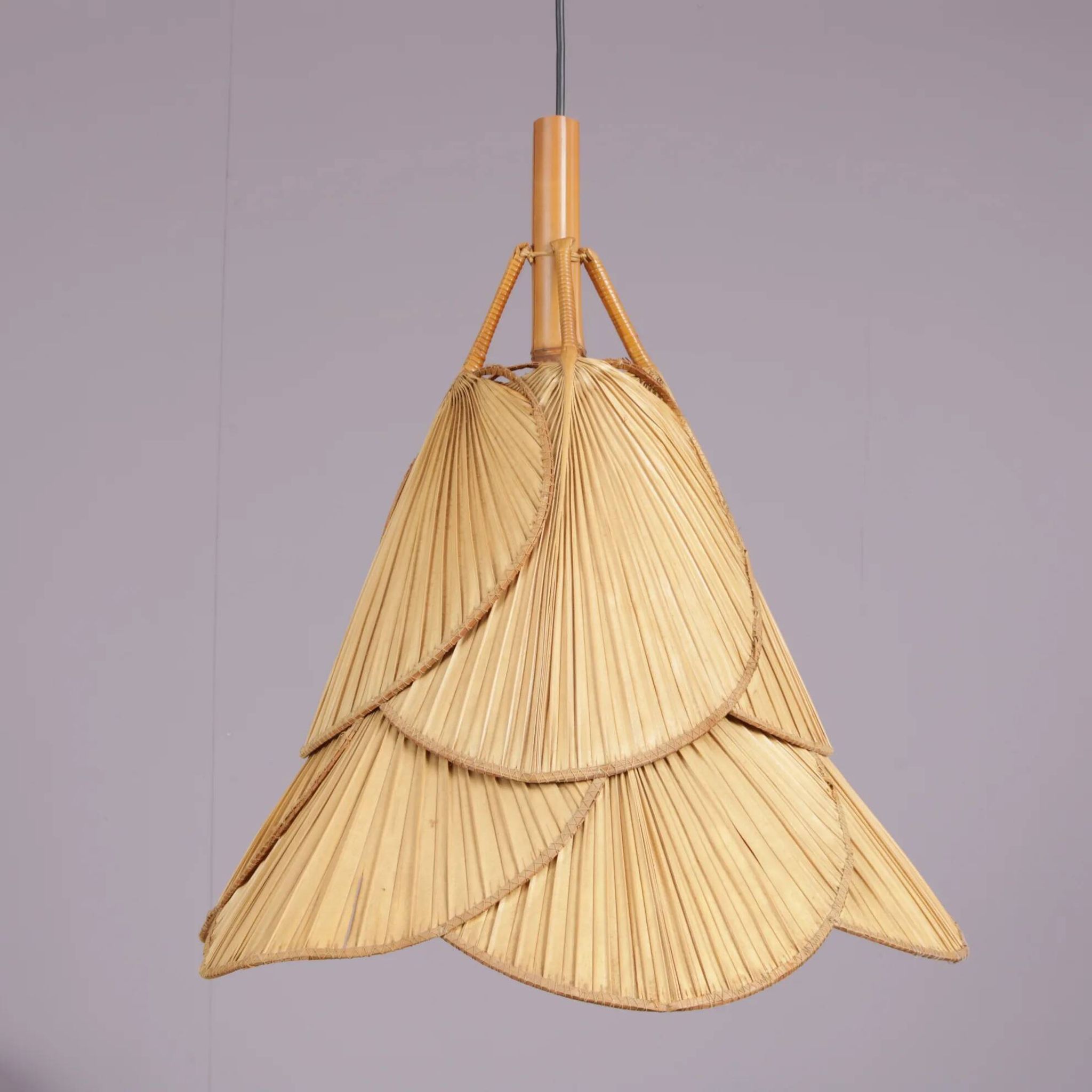 "Uchiwa" suspension in the style of Ingo Maurer, Germany 1970