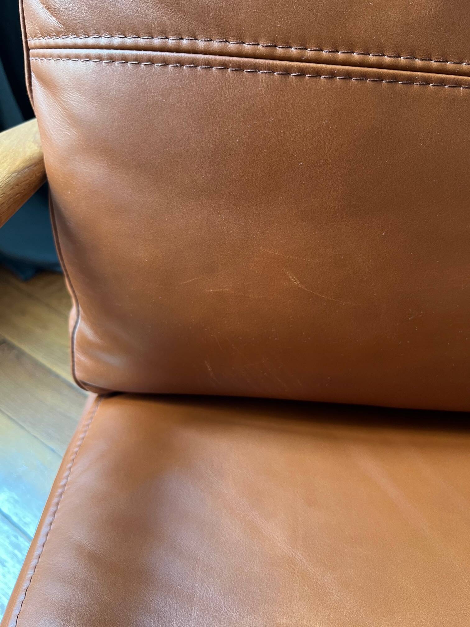 Viken habitat armchair cognac leather / rare