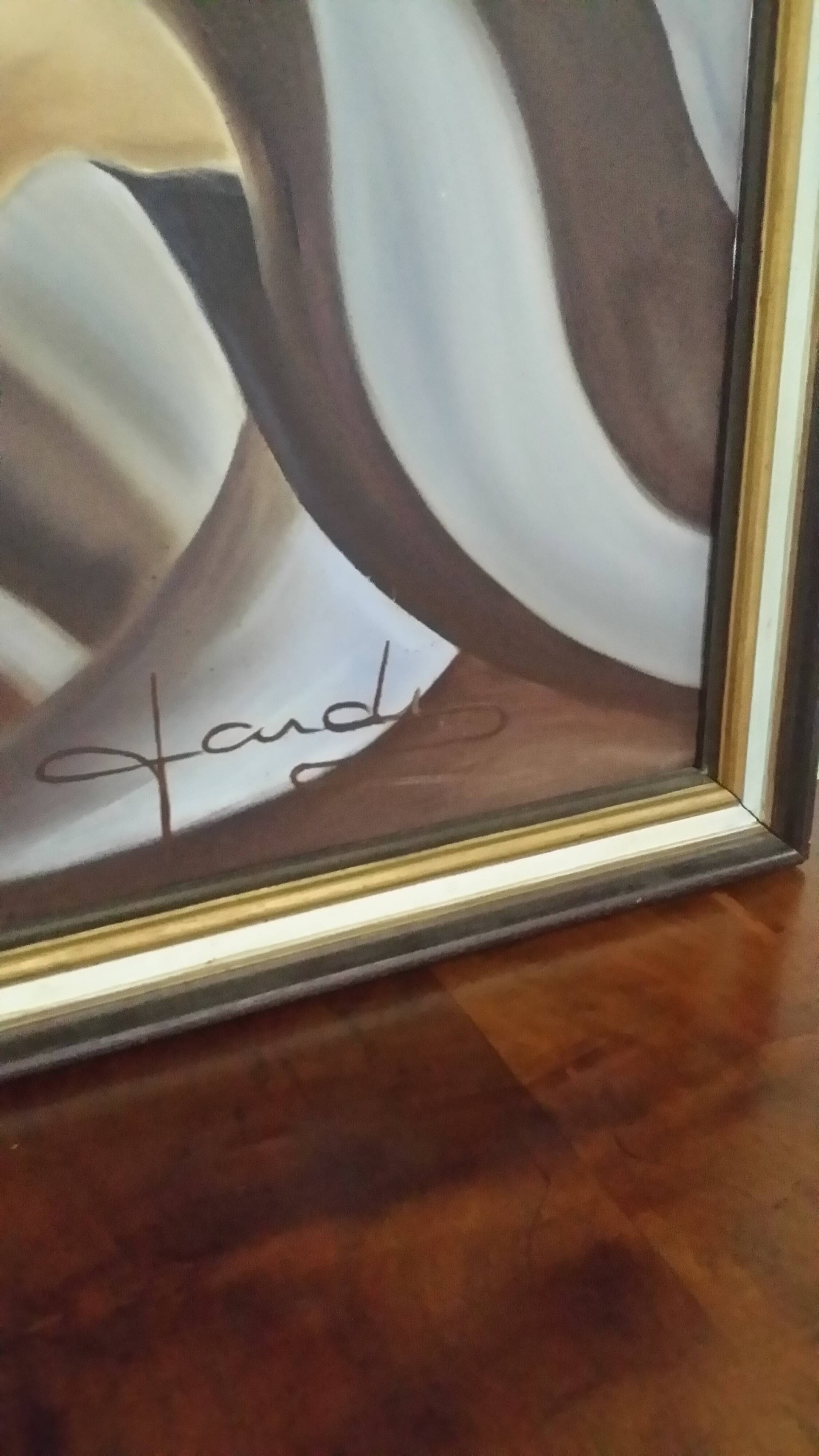 Oil on canvas caroline hardy