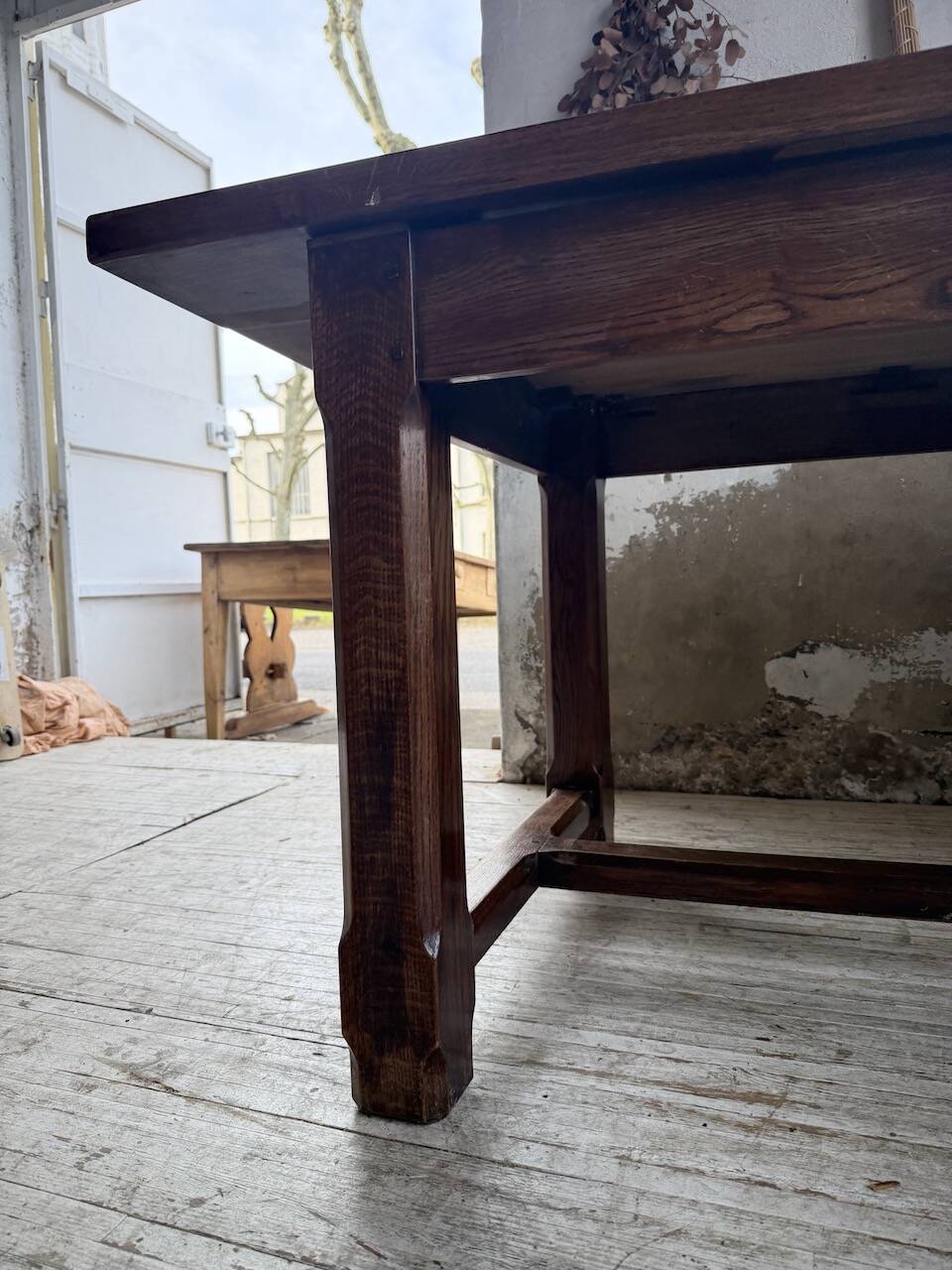 Table de ferme XL en chêne massif