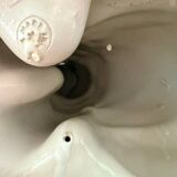 Leopard, Italian sculpture in glazed ceramic.