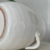 Glazed terracotta pot