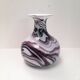 Beautiful vase in purple and white opaline.