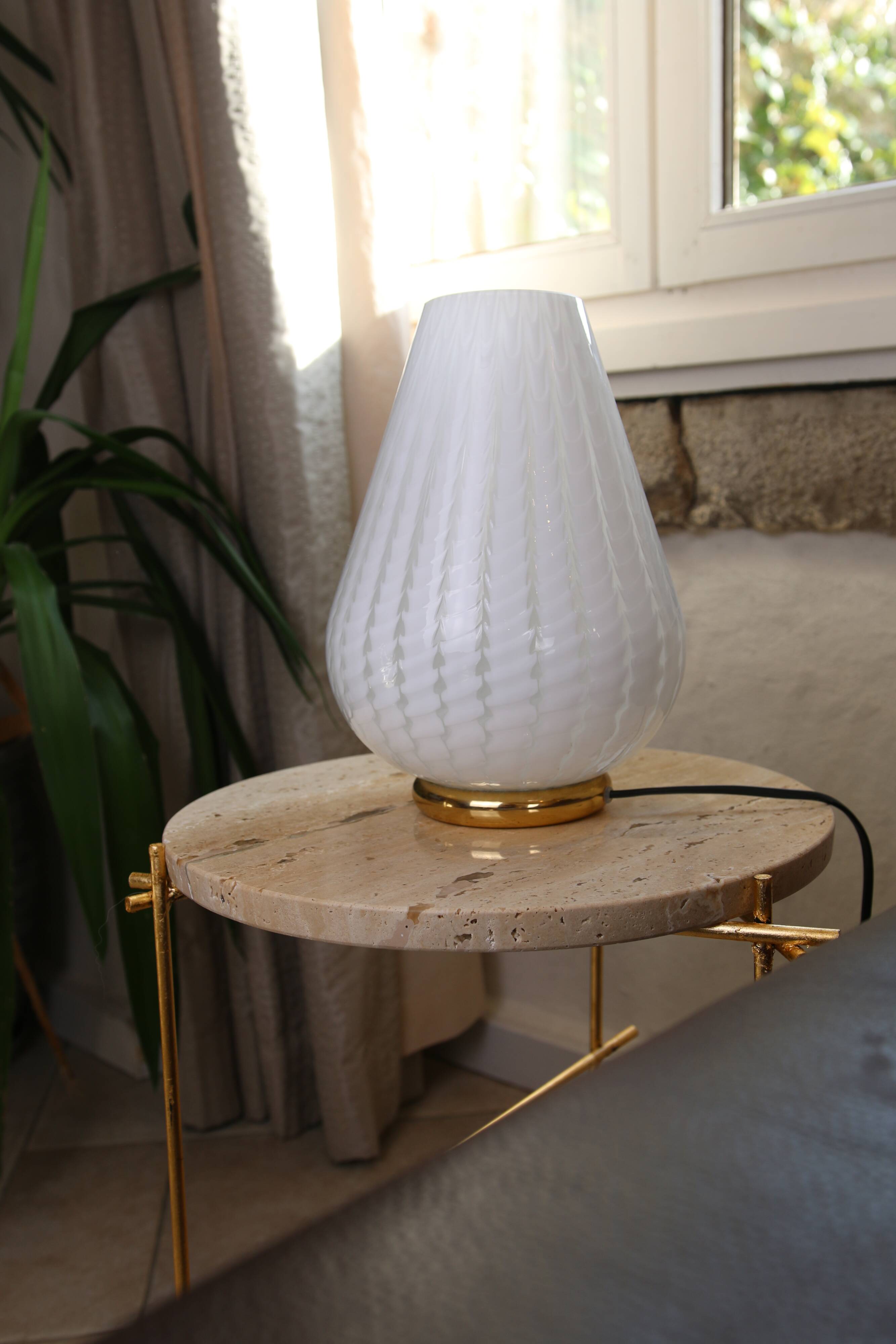 Murano glass table lamp