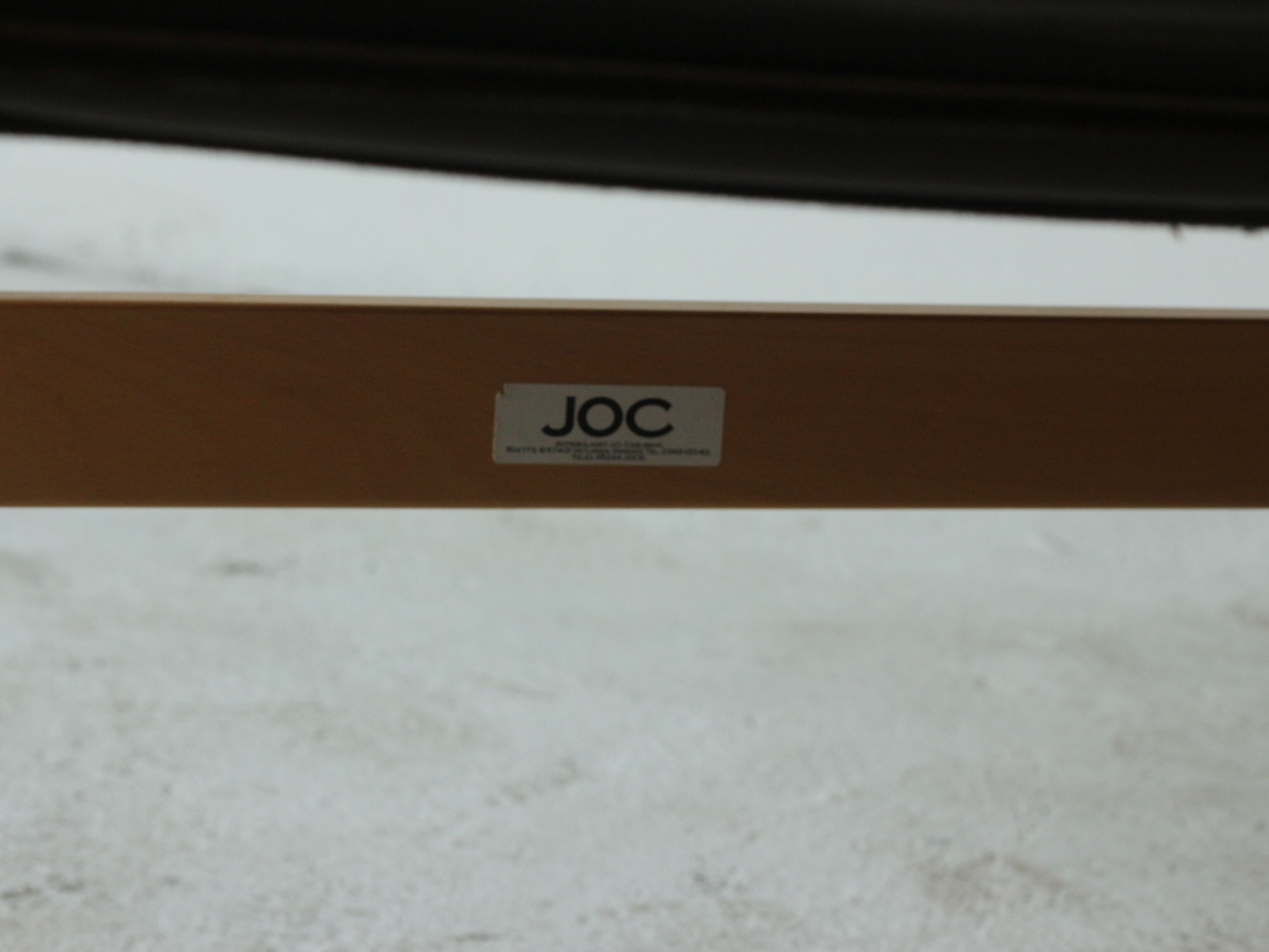 Pair of Mid Century Leather Armchairs by JOC Sweden, 1970's