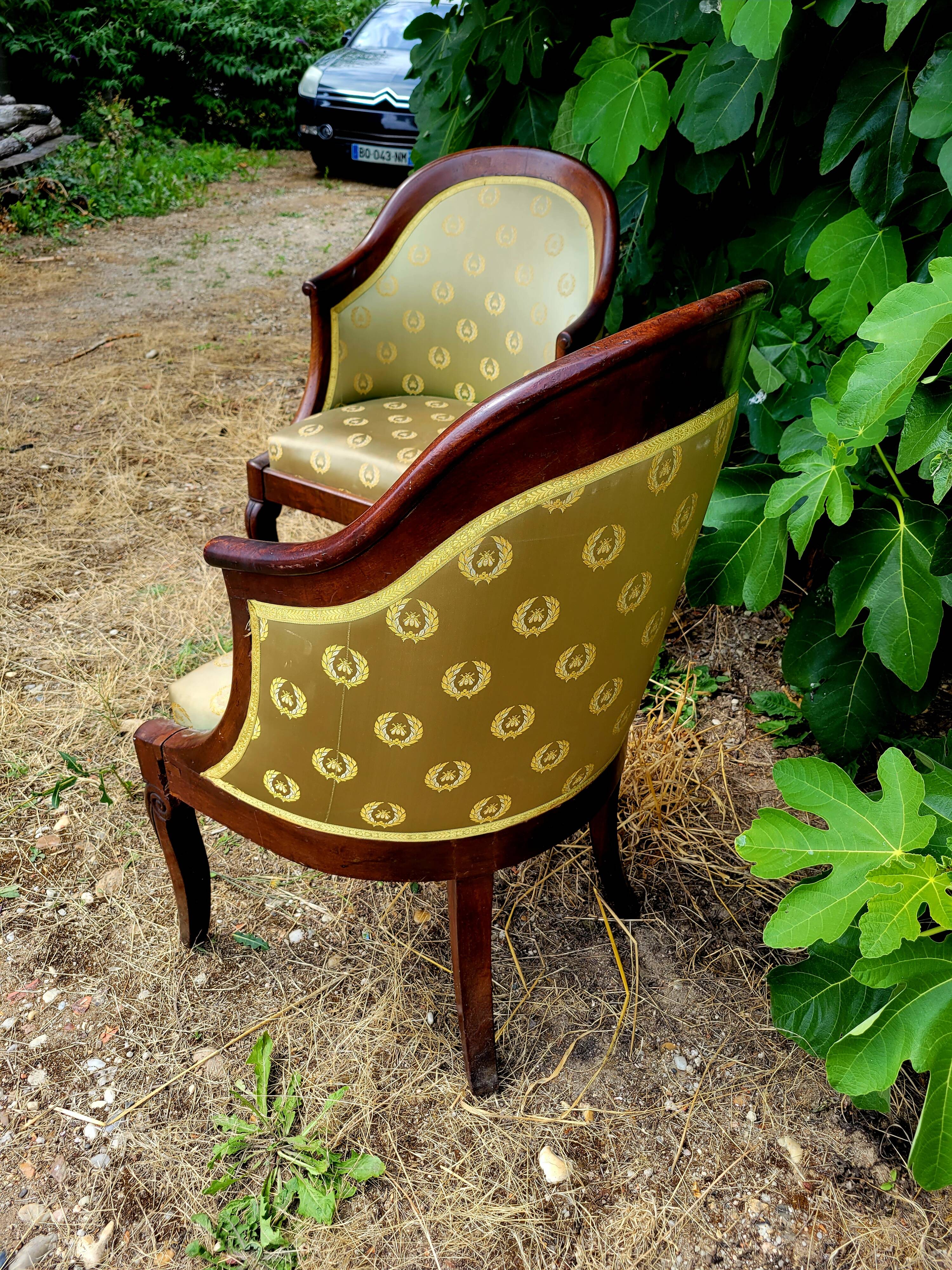 Pair of armchairs Louis XV