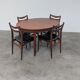 Vintage Scandinavian design table and chairs.