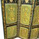 Painted Wooden Screen India 19th H 206 XL 171 Cm