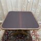 Table à jeux style Anglais - Restauration en noyer