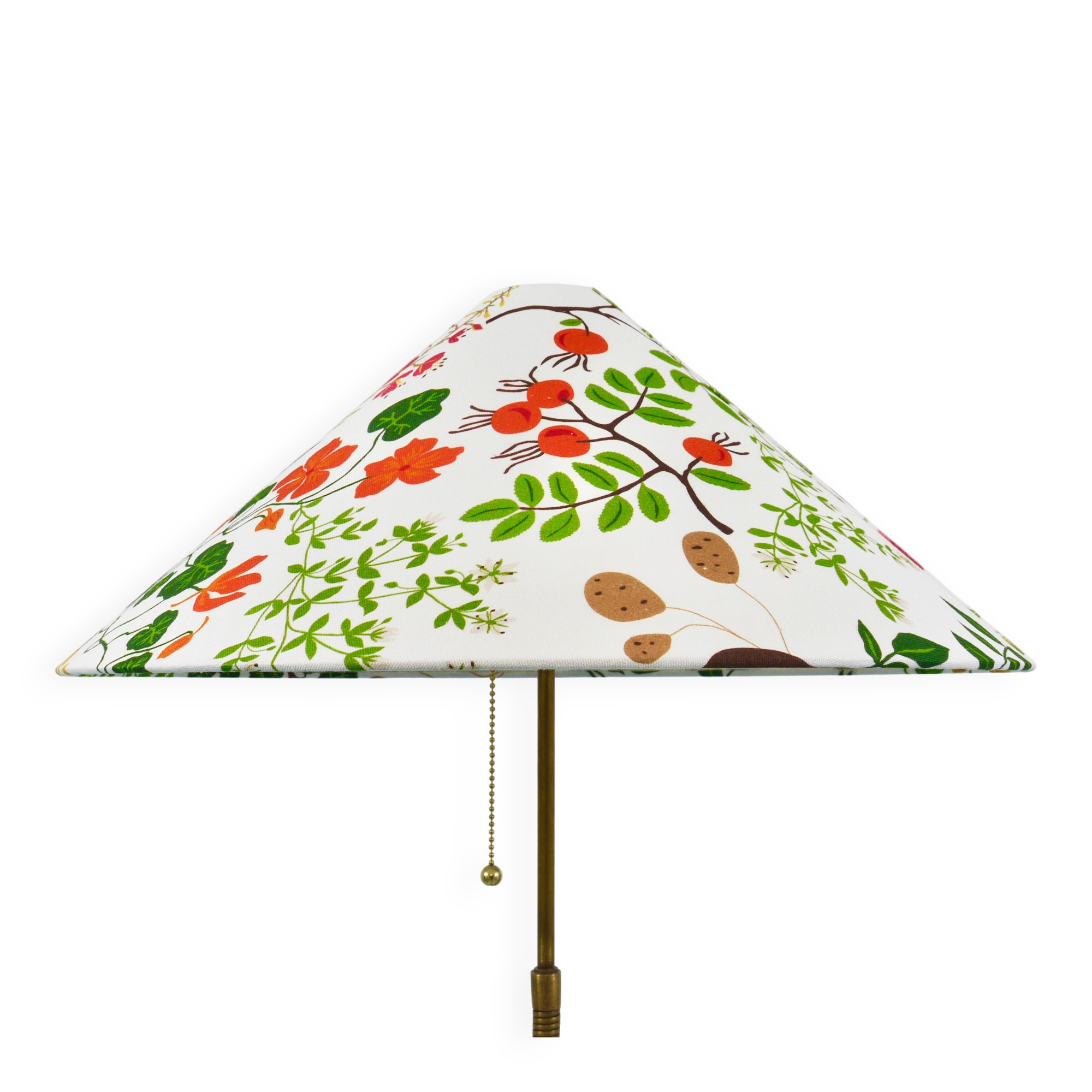 Lampadaire réglable en noyer et laiton des années 1940, Rupert Nikoll Vienne, Autriche, années 1950